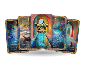 L'Oracle des eaux du Mikvé - 22 cartes Oracle - Plongez dans une pureté vivante