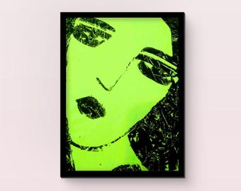 Soul Deep – Original Aztec Wall Art Print | Tribal Digital Download | Boho Abstract Art | High-Resolution Printable Home Decor