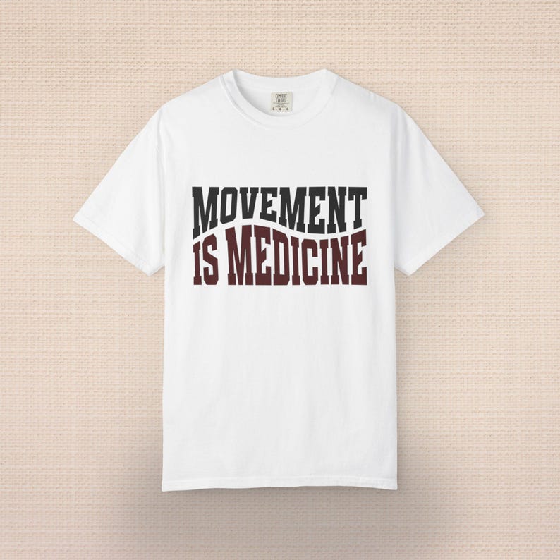 Movement is Medicine Unisex T-shirt for Physical Therapists & Yoga Instructors imagem 1