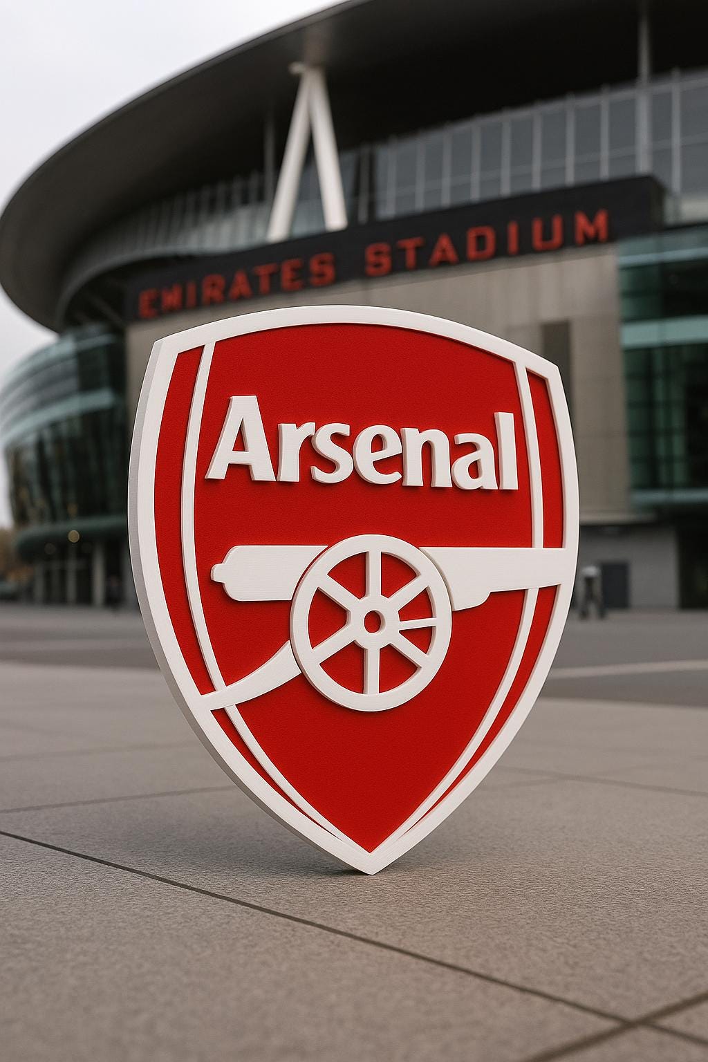 Arsenal エンブレム型壁掛け飾り アーセナル サッカー Arsenal plaque - Etsy 日本
