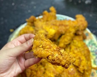 Crispy Chicken Tenders - Easy Digital Recipe | Crunchy Fried Chicken PDF