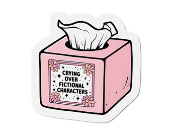 Die-Cut Magnets - Crying Over Fictional Characters