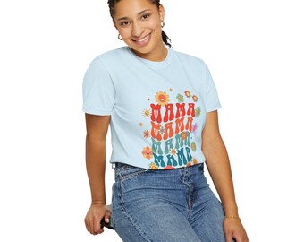 Floral Themed Unisex T-Shirt | Comfort Fit, Casual Wear, Gift for Mom, Mother&#39;s Day, Summer Vibe, Eco-Friendly