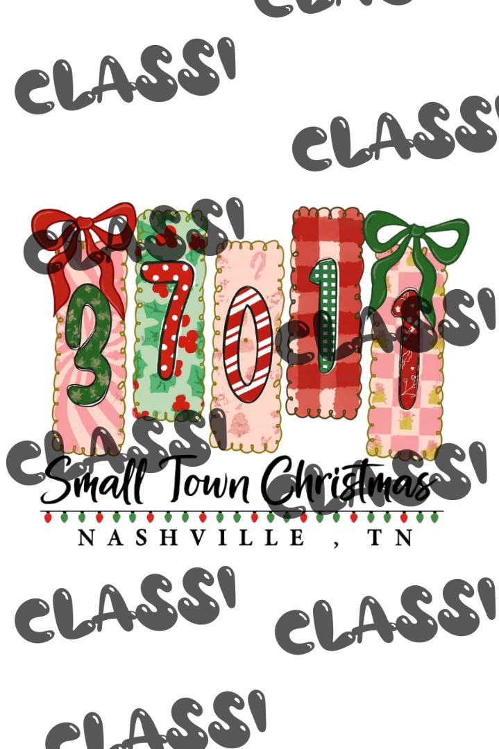 Nashville Christmas 37011 PNG | Small Town Holiday Sublimation ...
