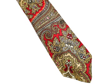 YSL Vintage Tie | Yves Saint Laurent YSL Vintage Paisley Silk Tie, Vintage Tie, Menswear, YSL Tie, Yves Saint Laurent Tie