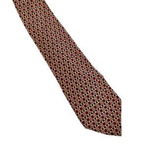 Designer Vintage Tie | Vintage Lanvin Chain Print Silk Tie, Vintage Tie, Menswear, Lanvin Tie, Designer Tie, Unique Gifts