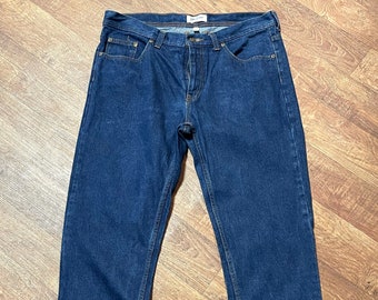 Vintage John Baner Darkwash Jeans: Men's Retro Denim (36W 28L)