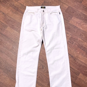 Designer Jeans | 1990s Istante by Versace Cream Jeans 36W 32L Designer vintage clothing, Istante Jeans, Versace Jeans