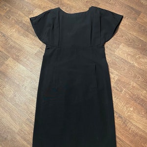 Vintage Karl Lagerfeld Dress | 80s Little Black Dress | UK 12/14 | Designer Fashion | Fashion History | FREE Delivery