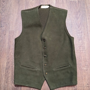 Vintage Waistcoat | Mens 1960s Vintage Goat Skin Waistcoat Size Small 1960s Waistcoat, Fashion History, Menswear