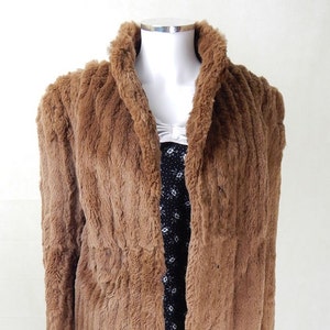 Vintage Fur Jacket | Original 1960s Vintage French Rabbit Fur Coat UK Size 12 Vintage Clothing, Vintage Coat, Fur Coats