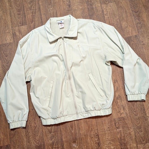 Vintage Jacket | Mens Vintage Cream Adidas Jacket Size Large Adidas Jacket, Retro Style, Vintage Clothing