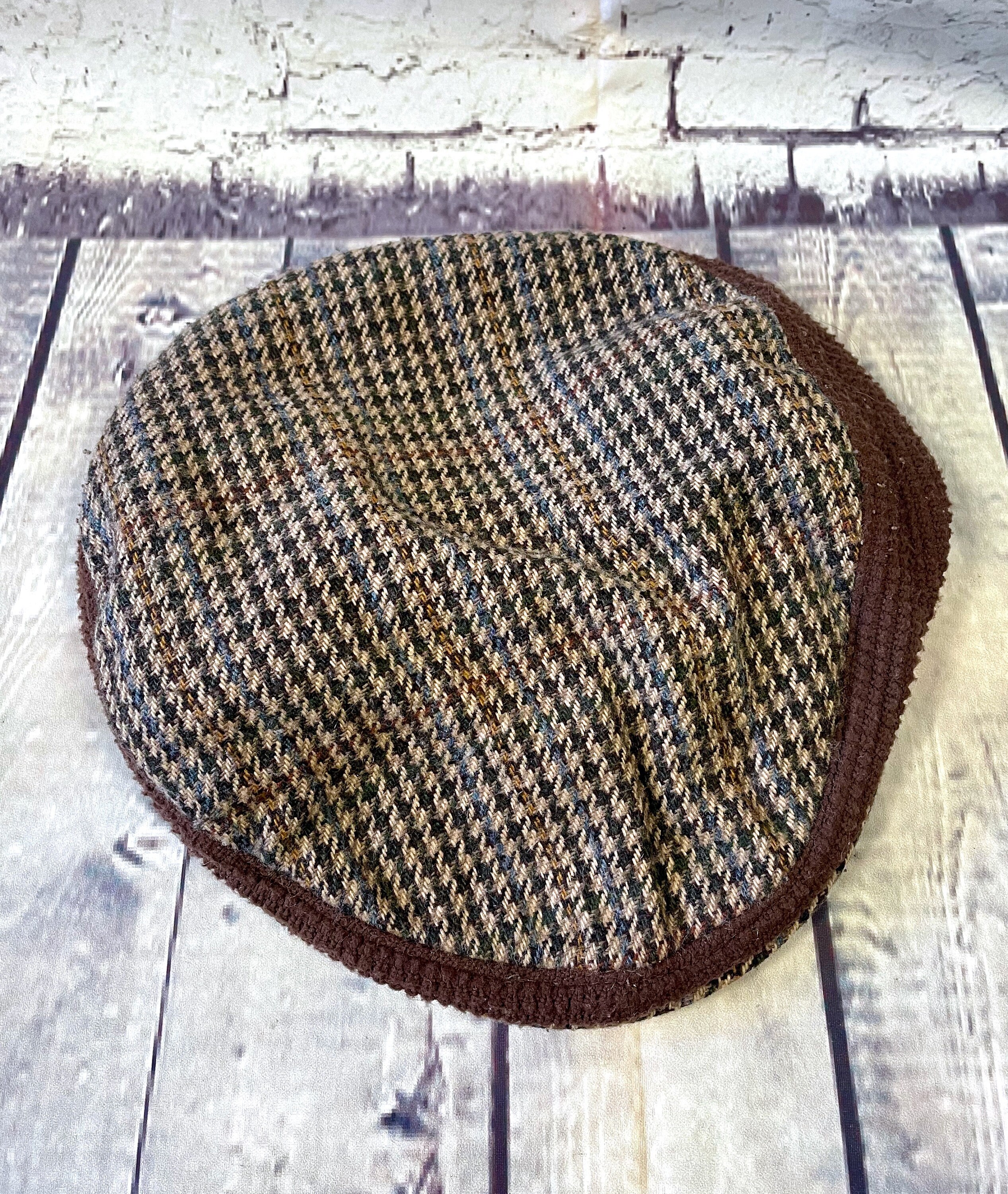 Vintage Flat Cap Mens Vintage Brown 