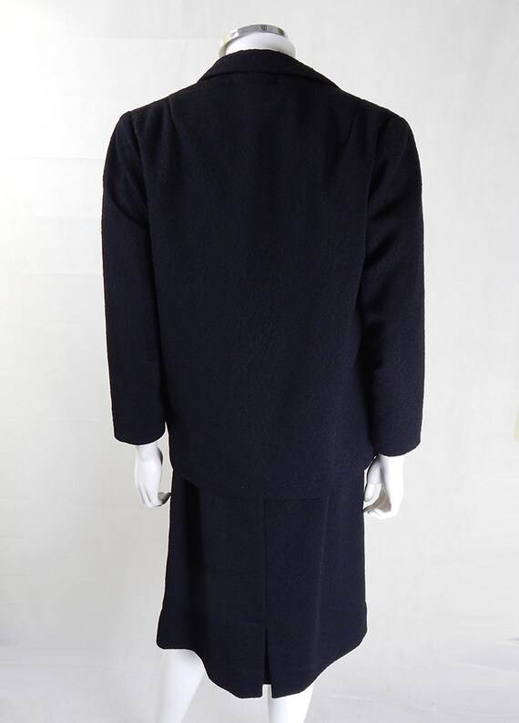 1940s black dress