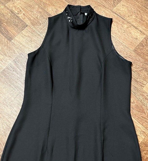 Vintage Dresses | 1980s Vintage Black Sequin Coll… - image 2