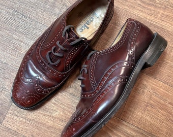 Mens Shoes | Mens 1960s Vintage Loake Leather Brogues UK 7.5 Loake Shoes, Vintage Brogues, Vintage Shoes