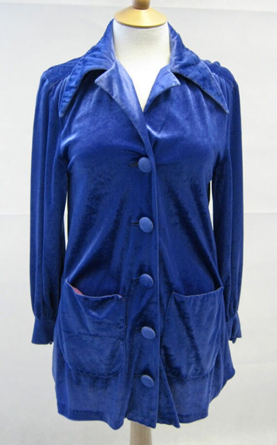 Vintage 1960s Lee Bender at Bus Stop Velvet Jacket