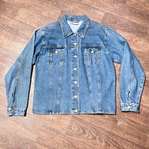 Vintage Denim Jacket | Mens Vintage Giani Feroti Denim Jacket Size Large Vintage Clothing, Vintage Jacket, Mens Clothing