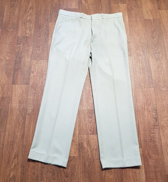 Mens Vintage Farah Trousers, Mens 1970s Vintage Gr