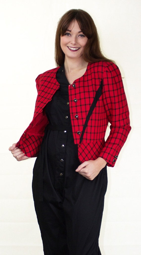 Vintage Courreges Check Jacket, Original Vintage … - image 2