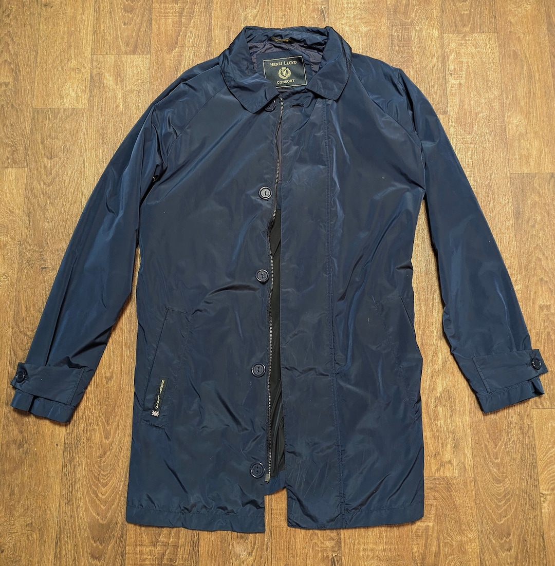 Vintage Jacket Mens Retro Henri Lloyd Consort Jacket Size Large Vintage
