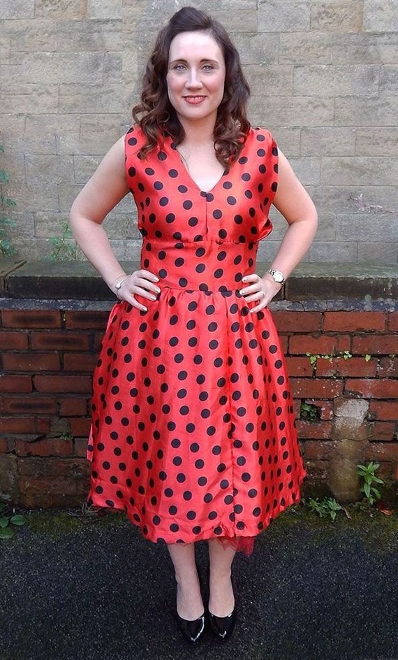 polka dot dress size 14