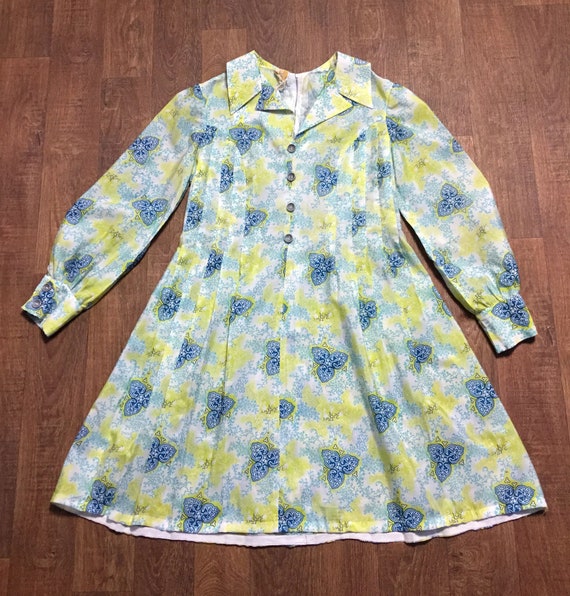 70s smock dress