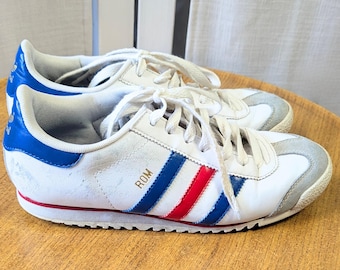 Vintage Adidas Rom Trainers: Mens Retro Sneakers, UK Size 7