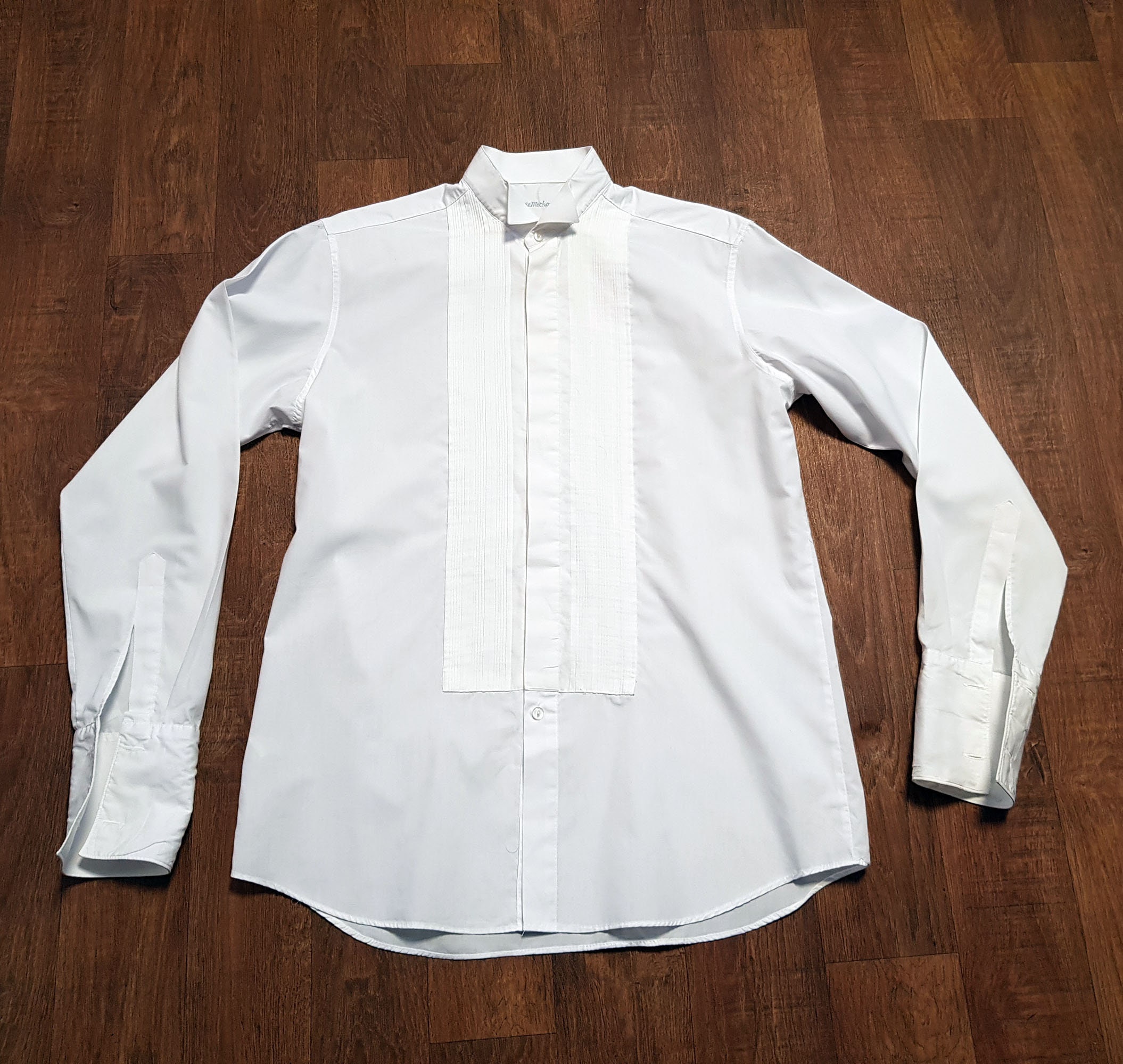Image of 70S Vintage Shirt | Mens White Wing Collar Dress Uk Size Large, Fashion, Vintage Menswear, Shirts, Retro Shirt