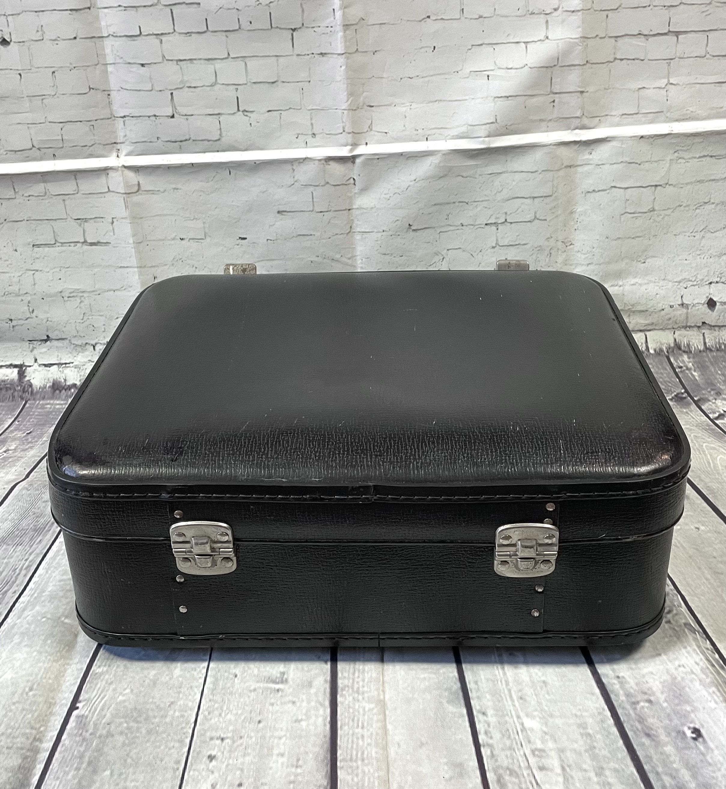 Vintage Suitcase 1960s Vintage Black 