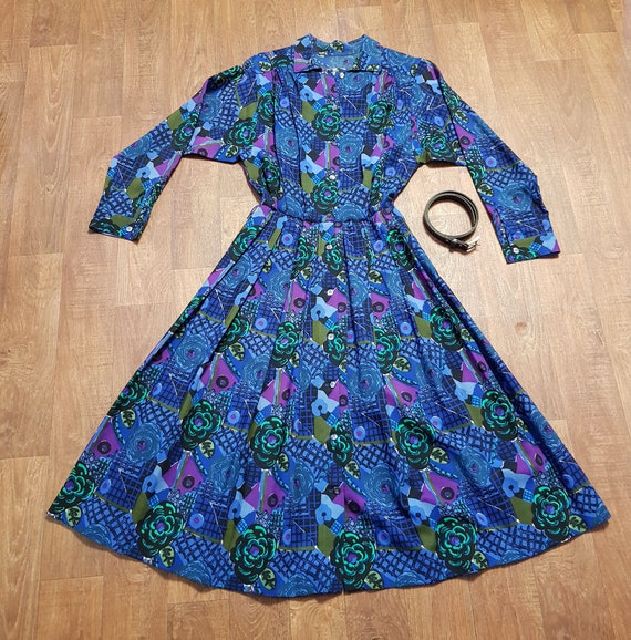 Vintage Liberty Dress, Original 1970s Vintage Libe