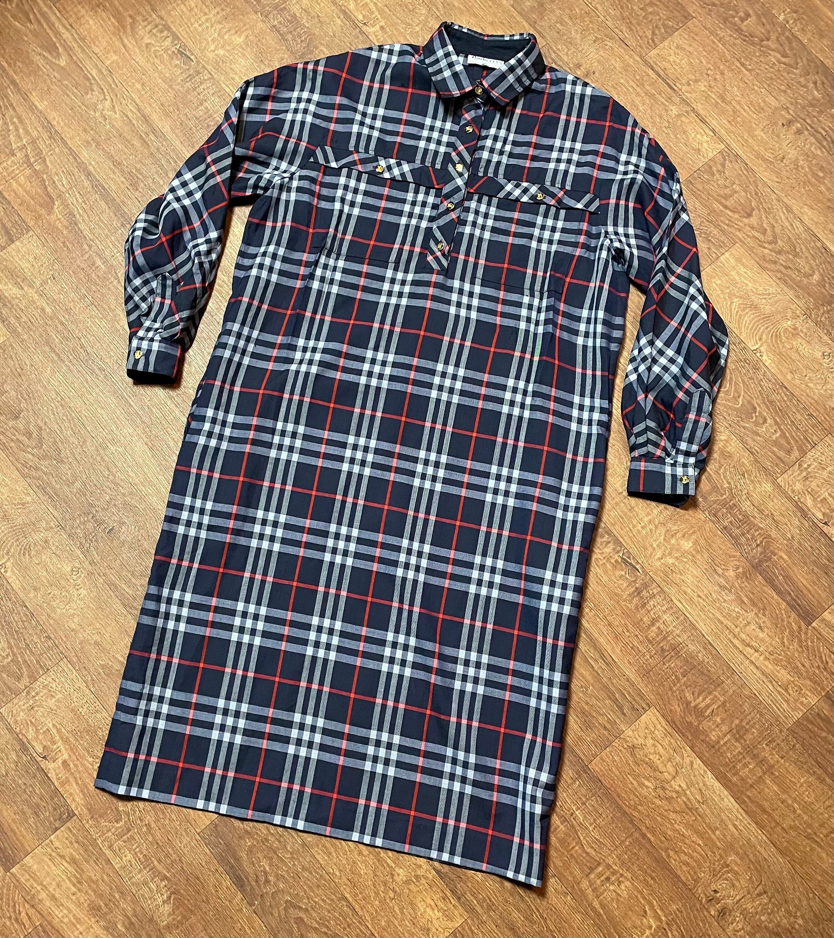 80s Burberry Shirt - Etsy 80s Burberry Shirt - Etsy