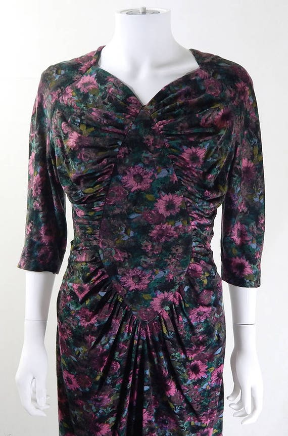 Original 1940s Vintage Dress, 1940s Vintage Jeanni