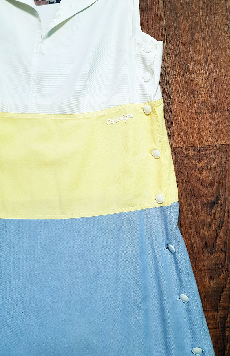 Courreges, vintage dress, vintage dresses, vintage Courreges dress, vintage Courreges dresses, 1960s dress, 1960s dresses, designer vintage, vintage designer dress, empire line dress
