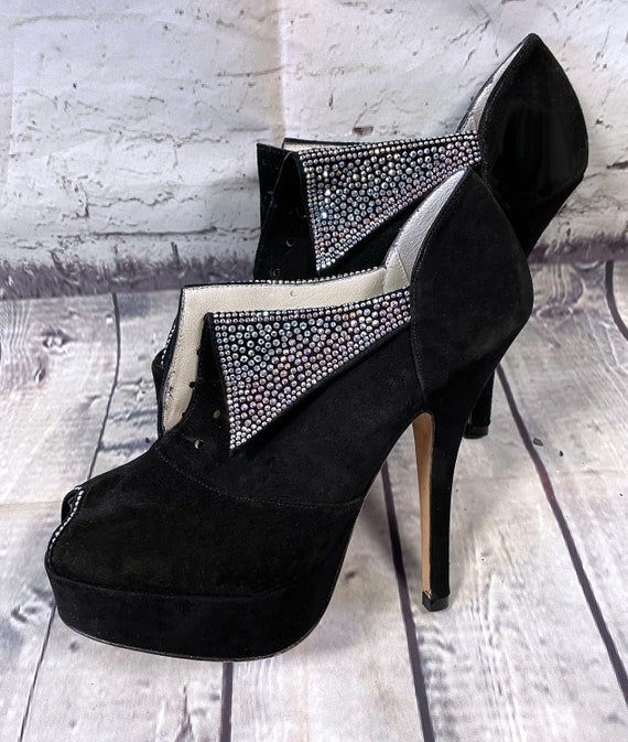 Designer Shoes | Terry de Havilland Black Crystal… - image 4