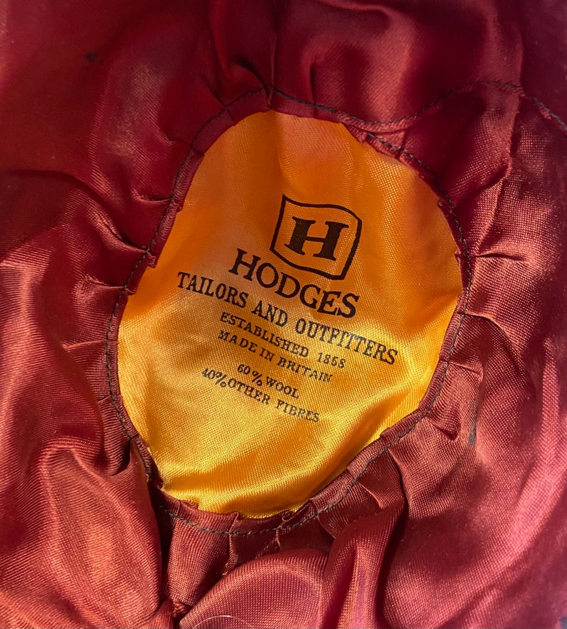 Vintage Hat Mens Original 1960s Vintage Green Herringbone Etsy