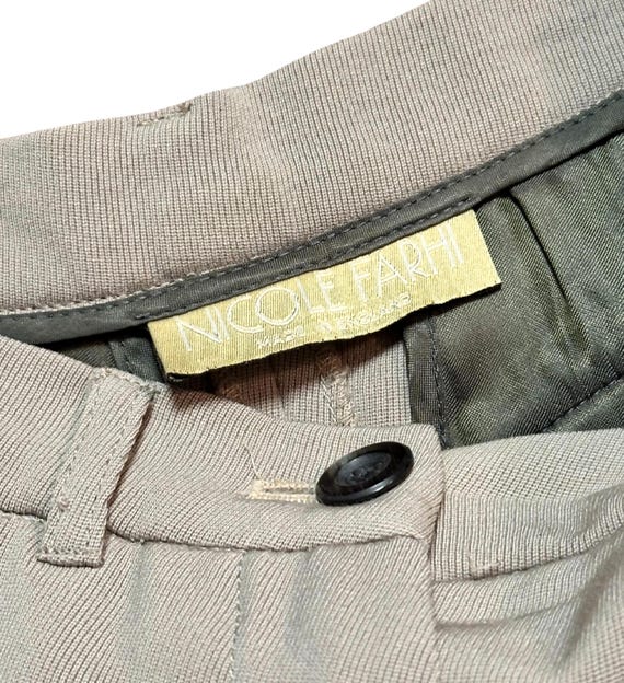 Vintage Trousers | 1990s Vintage Nicole Farhi Buttoned Vintage Trousers | 1990s Vintage Nicole Farhi Buttoned