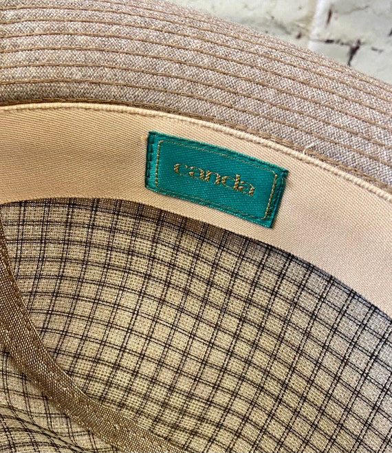 Mens Vintage Trilby Hat Mens Vintage Taupe/Cream Tr… Gem