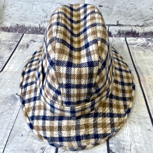 Vintage Aquascutum Bucket Hat Check 