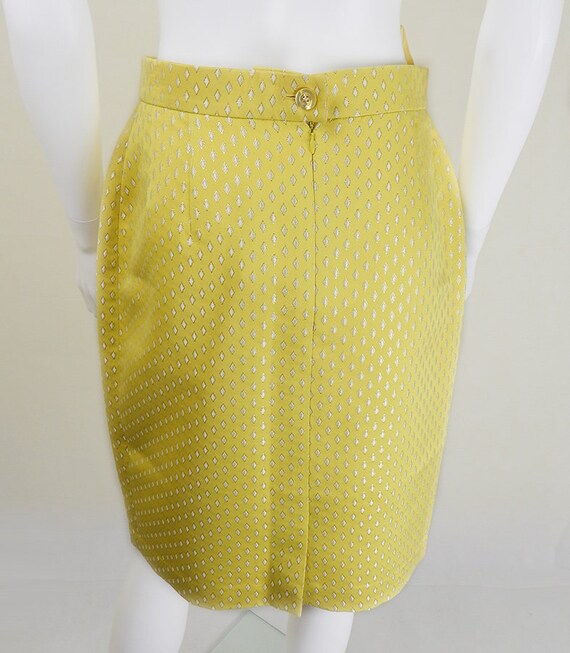 Escape Vintage Skirt | Original Vintage 1980s Yel… - image 3