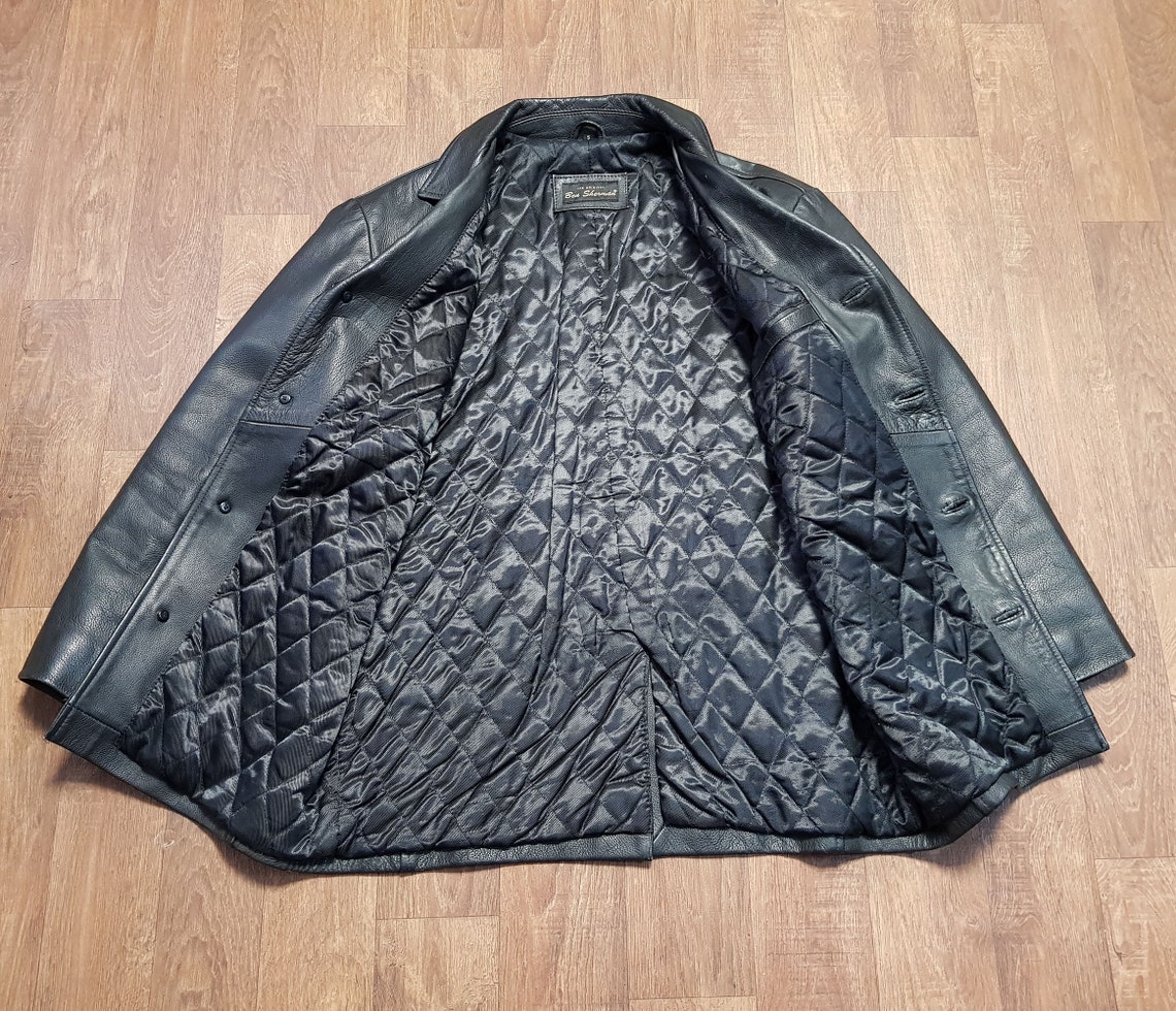 Vintage Jacket Mens 1990s Vintage Ben Sherman Leather Jacket - Etsy