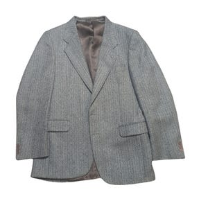 Vintage Blazer | Mens Vintage Grey Herringbone Jaeger Blazer Size Medium Vintage Clothing, Mens Blazer, Mens Clothing