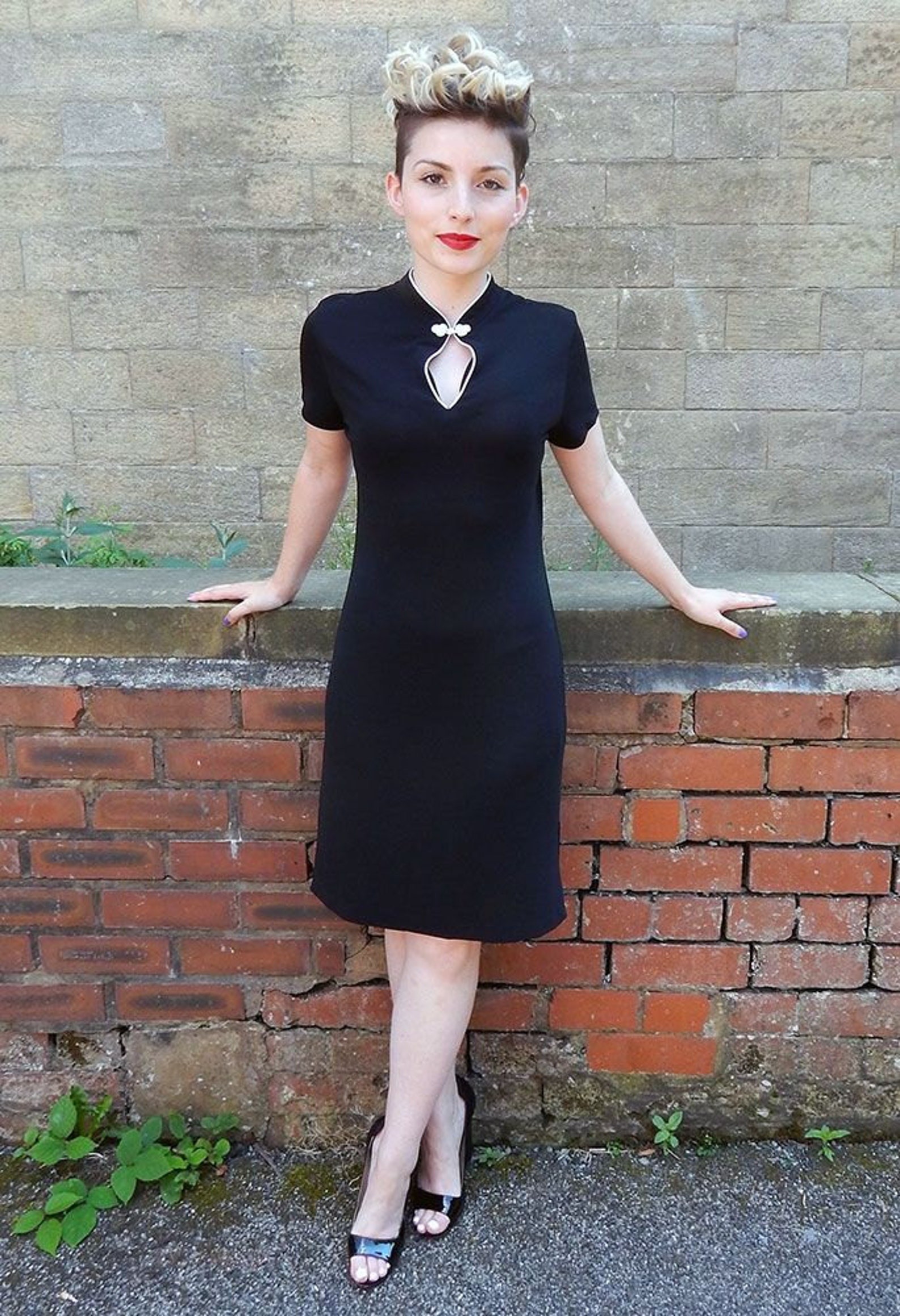 Biba Vintage Dress 1970s Black Biba Dress Size 10/12 Etsy