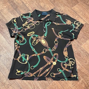 Ralph Lauren Polo | Retro Ralph Lauren Skinny Equestrian Polo Shirt Size 12 Vintage Clothing, Retro Style
