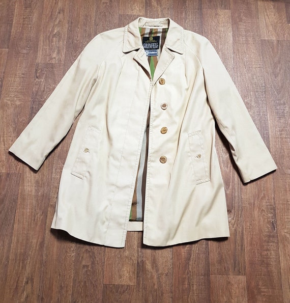 Mens 1960s Vintage Grenfell Fabric Jacket UK Size