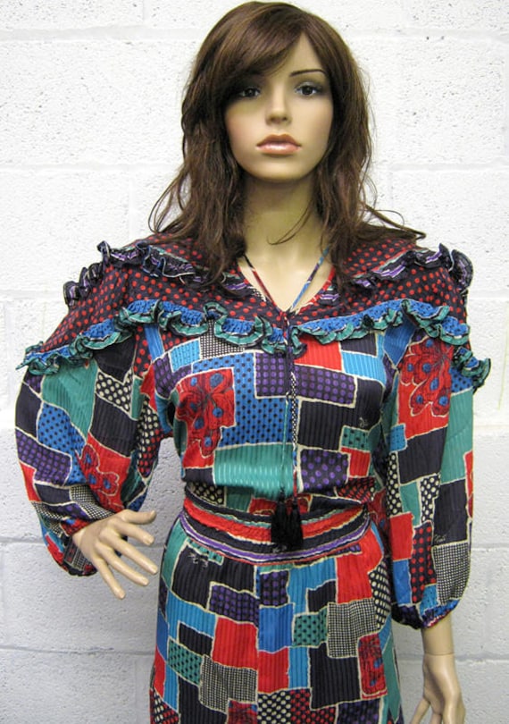Diane Freis Vintage Dress | Original 1980s Diane F