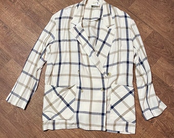 Mary Quant Blazer | Vintage Mary Quant Oatmeal Checked Blazer Size 10/12 Vintage Clothing, Vintage Style, Fashion History
