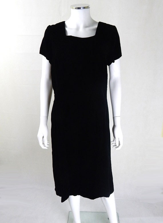 50s velvet dress