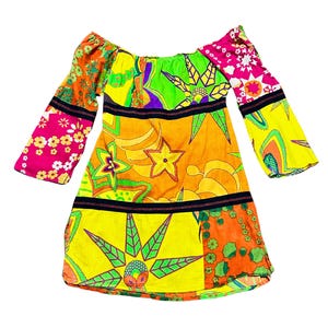 Vintage Dress | 1990s Vintage Bold Print Mini Dress Size 12, Vintage Dresses, 1990s dress, vintage clothing, 1990s Fashion