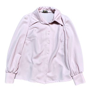 Vintage Blouse | 1970s Vintage Pale Mauve Shirt Size 12 70s Shirt, vintage shirt, 70s fashion, vintage clothing